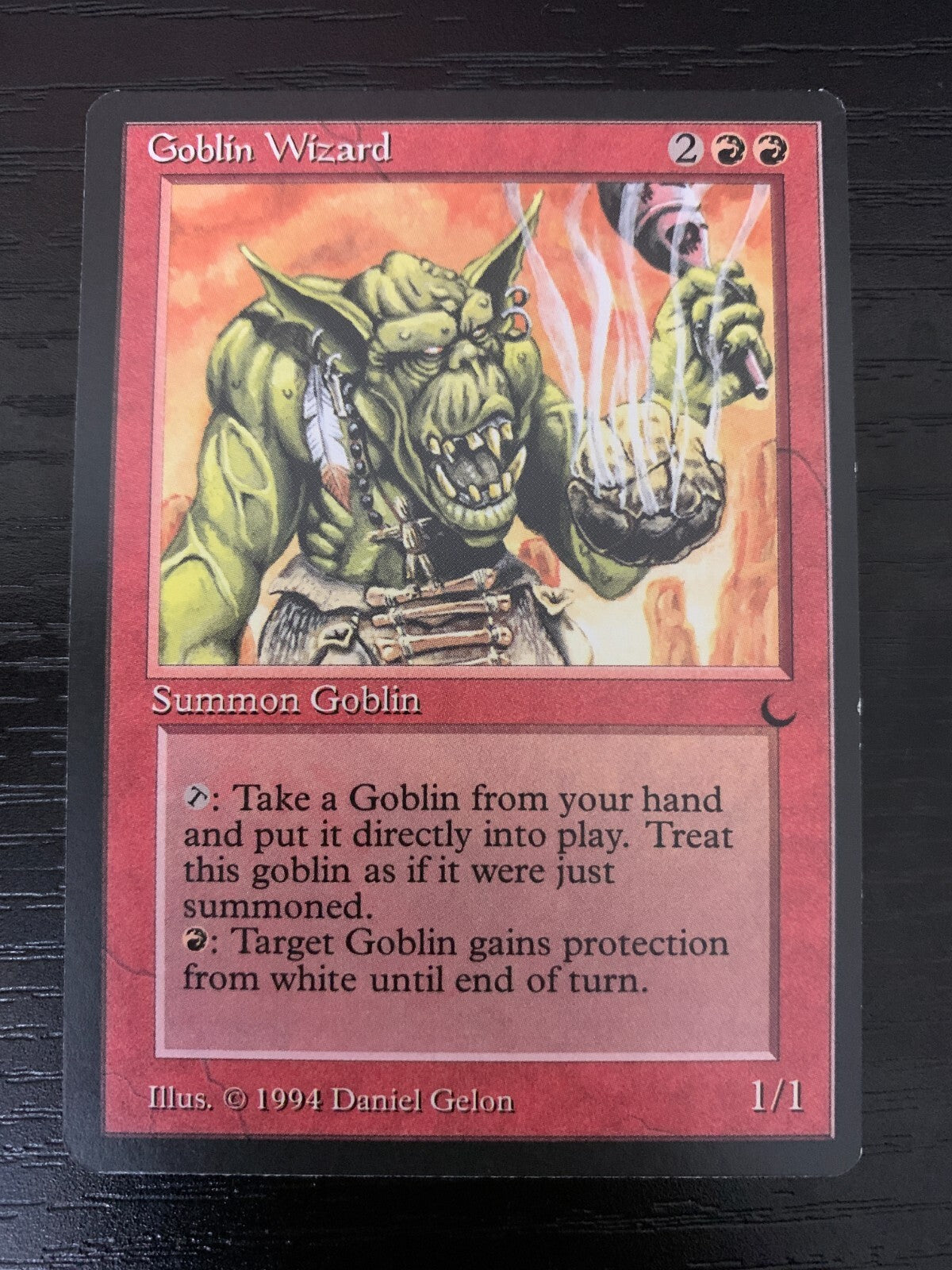Goblin Wizard ~ The Dark [ PLAYED ] [ Magic MTG ]