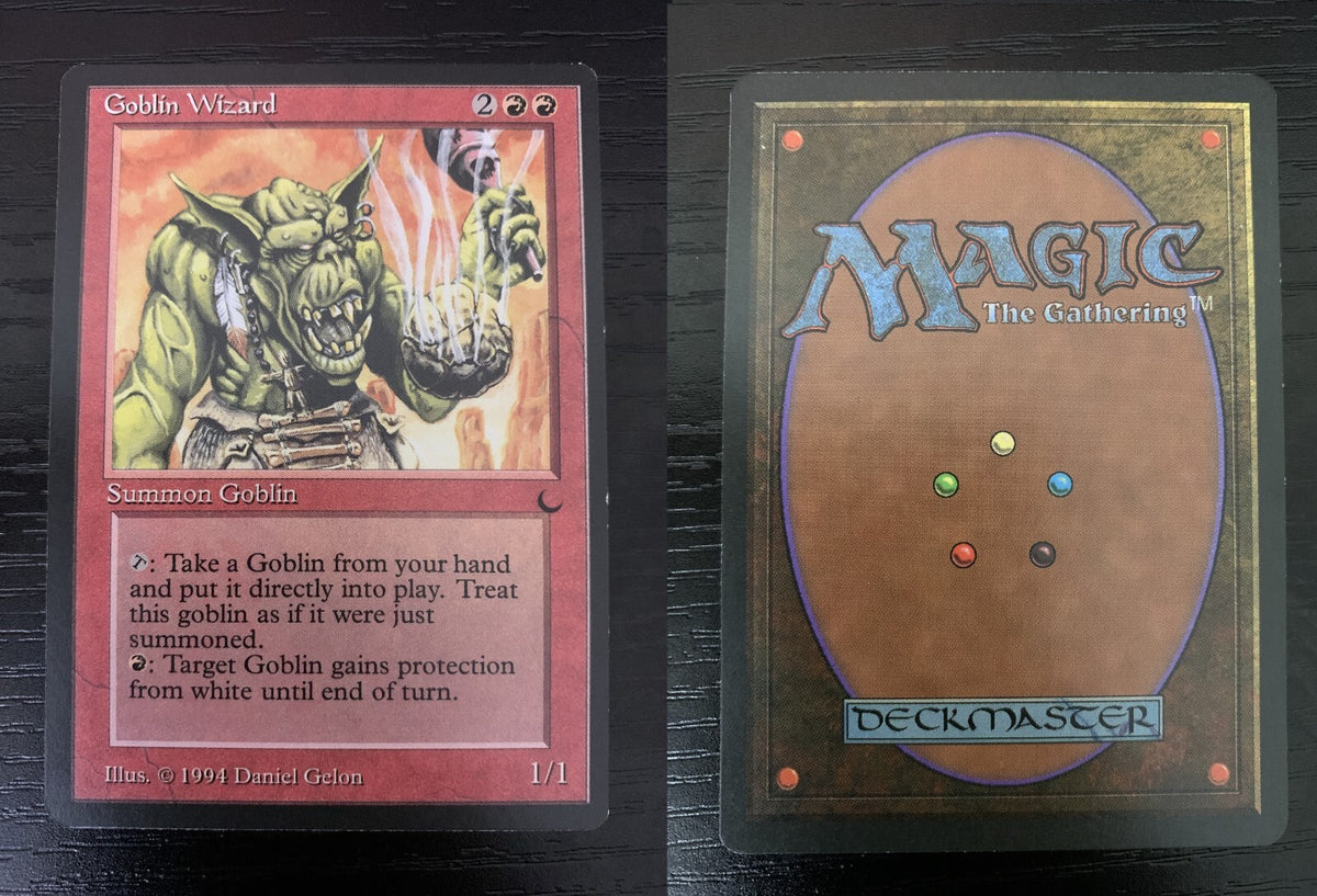 Goblin Wizard ~ The Dark [ PLAYED ] [ Magic MTG ]