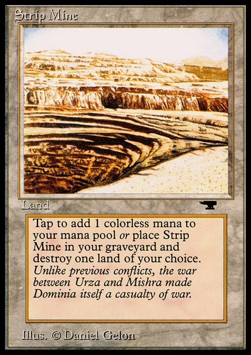 Strip Mine (Version 2) ~ Antiquities [ GOOD CONDITION ] [ Magic MTG ]