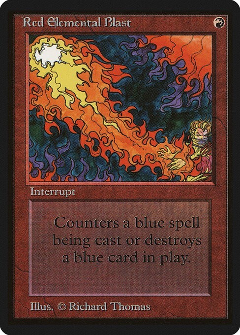Red Elemental Blast ~ Limited Edition BETA [ NearMint/Excellent+ ] [ Magic MTG ]