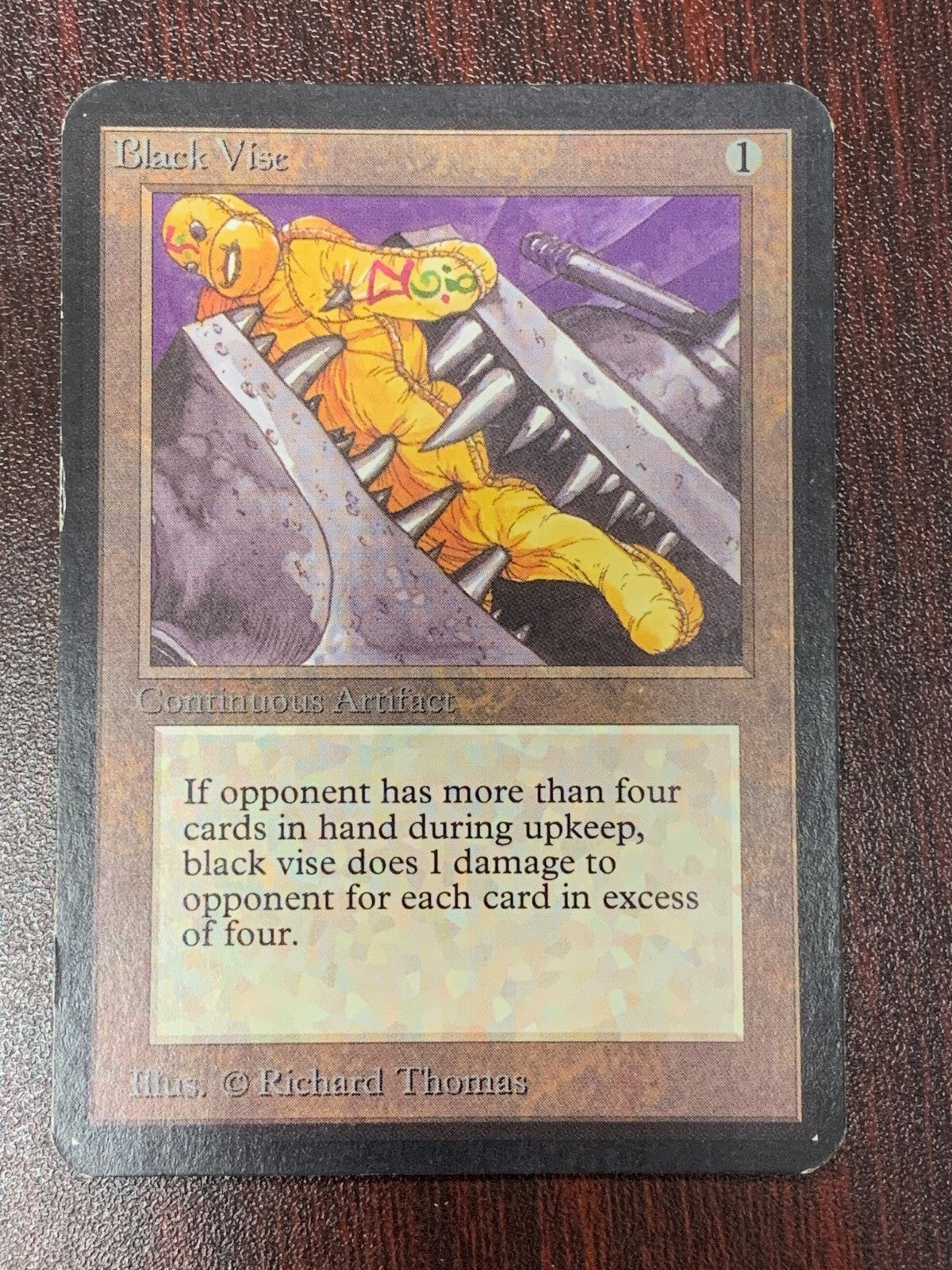 Black Vise ~ Limited Edition ALPHA [ MODERATELY PLAYED ] [ Magic MTG ]