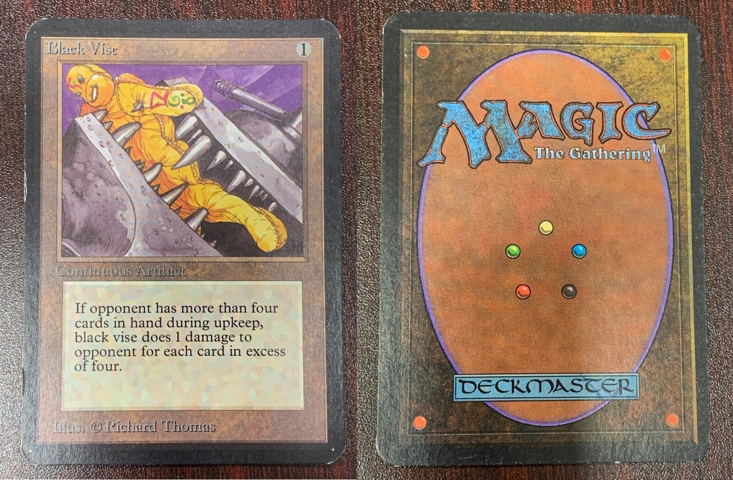 Black Vise ~ Limited Edition ALPHA [ MODERATELY PLAYED ] [ Magic MTG ]