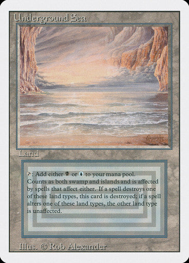 Underground Sea ~ Revised [ MODERATELY PLAYED ] [ Magic the Gathering MTG ]