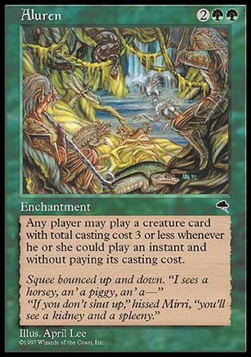 Aluren ~ Tempest [ MODERATELY PLAYED ] [ Magic MTG ]