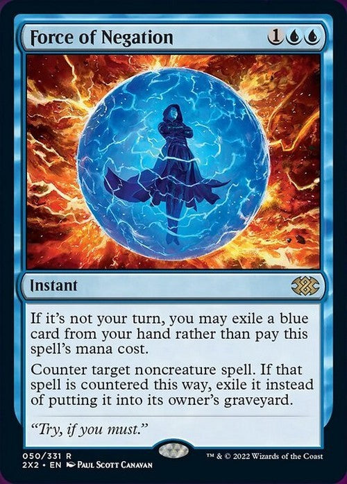 Force of Negation ~ Double Masters 2022 [ NearMint ] [ Magic MTG ]