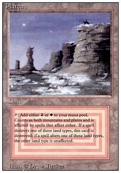 Plateau ~ Revised [ PLAYED ] [ Magic the Gathering MTG ]