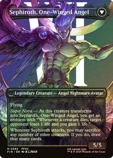 FOIL ALTERNATE Sephiroth, Fabled SOLDIER ~ Final Fantasy [ NM ] [ Magic MTG ]
