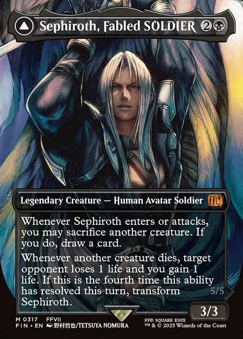 ANIME Sephiroth, Fabled SOLDIER ~ Final Fantasy [ NM ] [ Magic MTG ]