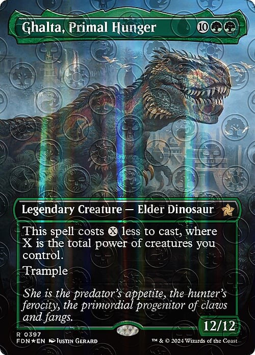 FOIL MANA Ghalta, Primal Hunger ~ Foundations [ NM ] [ Magic MTG ]