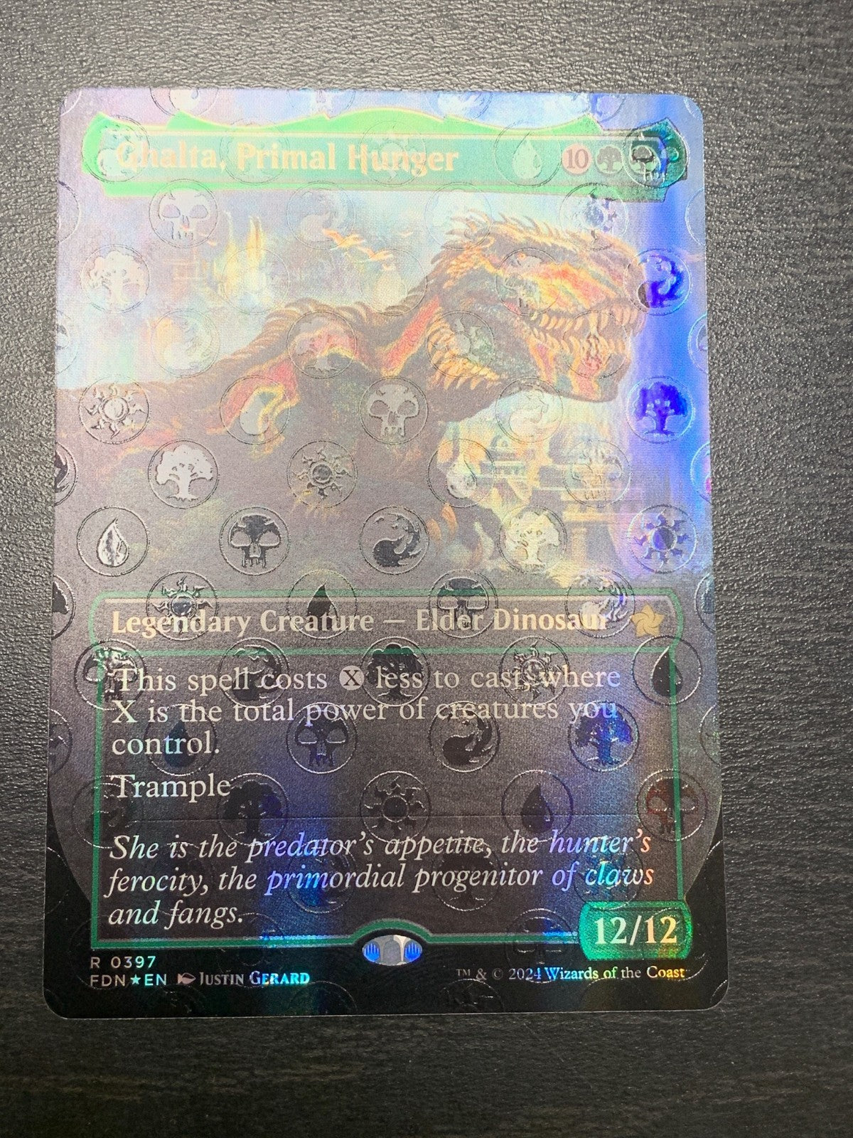 FOIL MANA Ghalta, Primal Hunger ~ Foundations [ NM ] [ Magic MTG ]