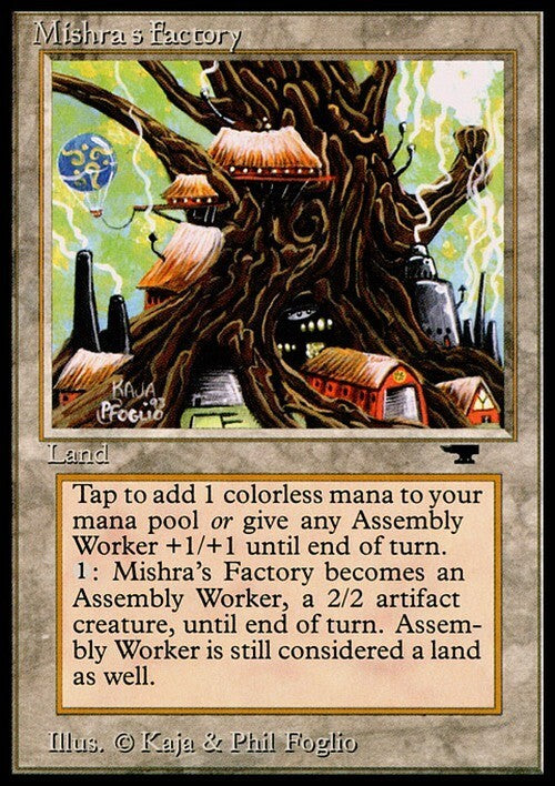 Mishra's Factory ( Spring ) ~ Antiquities [ GOOD ] [ Magic MTG ]