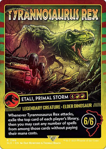 Tyrannosaurus Rex (Etali, Primal Storm) ~ Secret Lair : Jurassic World [ NM ]