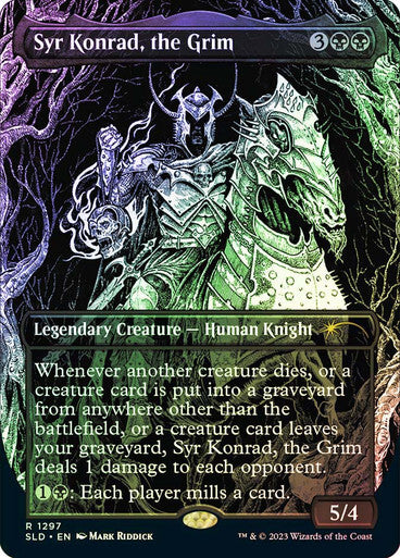 FOIL Syr Konrad, the Grim ~ Secret Lair: Raining Cats and Dogs [ NM ] [  MTG ]