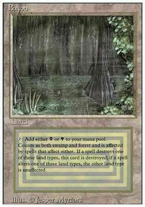 Bayou ~ Revised [ GOOD CONDITION ] [ Magic the Gathering MTG ]