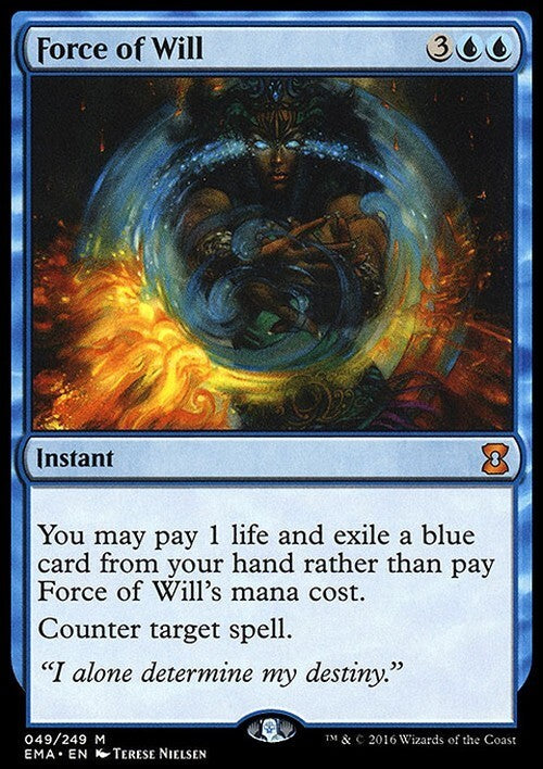 Force of Will ~ Eternal Masters [ NearMint ] [ Magic MTG ]