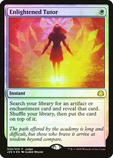 FOIL Enlightened Tutor ~ Judge Rewards Promos [ NearMint ] [ Magic MTG ]