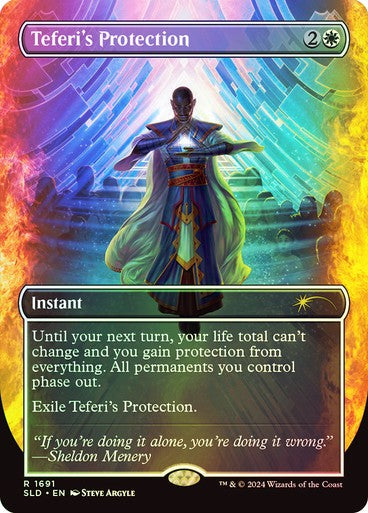 FOIL Teferi's Protection ~ Secret Lair: Sheldon's Spellbook [ MINT ] [ Magic MTG