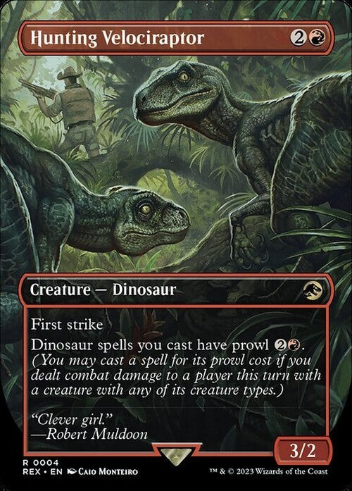 Hunting Velociraptor ~ Universes Beyond: Jurassic World [ NM ] [ Magic MTG ]