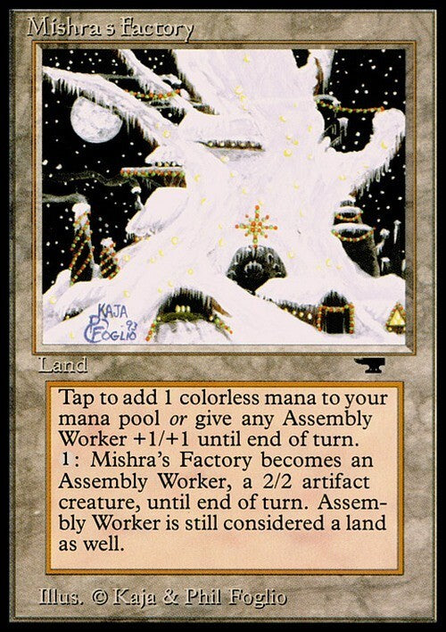 Mishra's Factory ( Winter ) ~ Antiquities [ GOOD CONDITION ] [ Magic MTG ]