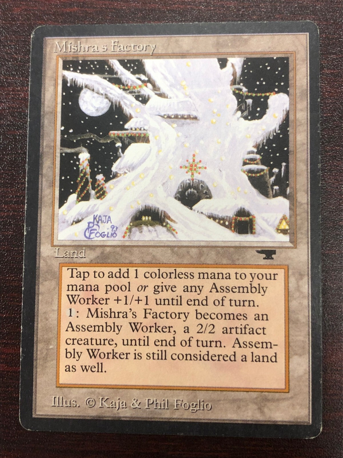 Mishra's Factory ( Winter ) ~ Antiquities [ GOOD CONDITION ] [ Magic MTG ]
