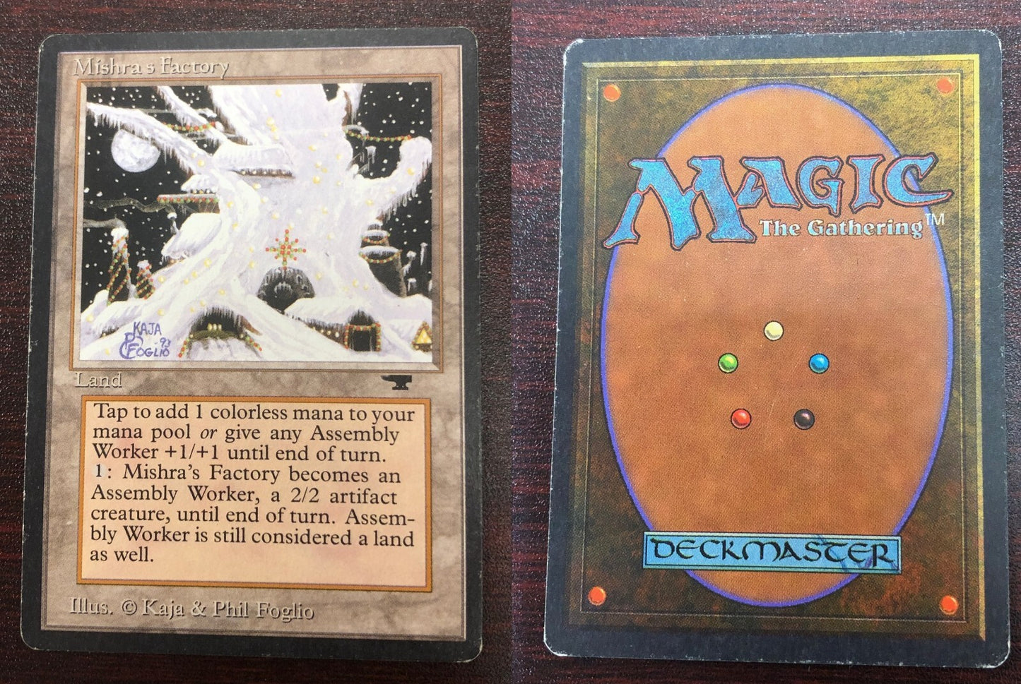 Mishra's Factory ( Winter ) ~ Antiquities [ GOOD CONDITION ] [ Magic MTG ]