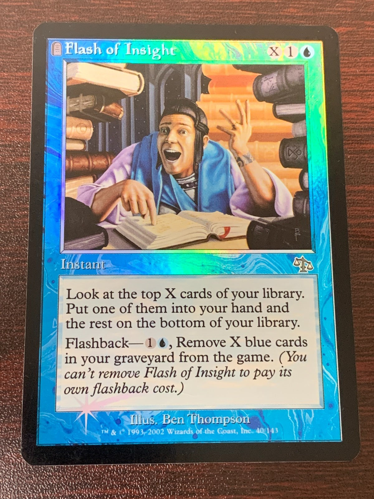 FOIL Flash of Insight ~ Judgment [ NearMint ] [ Magic MTG ]