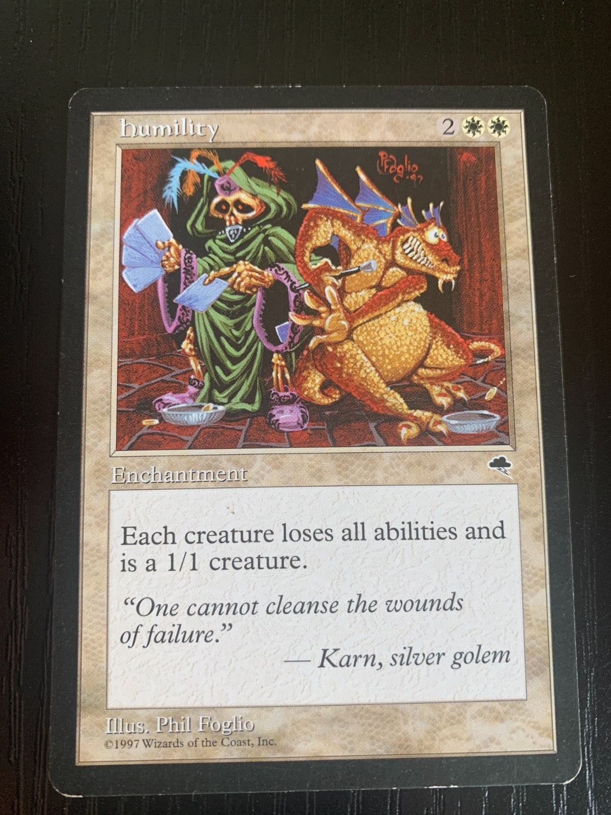 Humility ~ Tempest [ Excellent ] [ Magic MTG ]