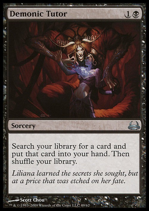 Demonic Tutor ~ Duel Decks [ Excellent ] [ Magic MTG ]