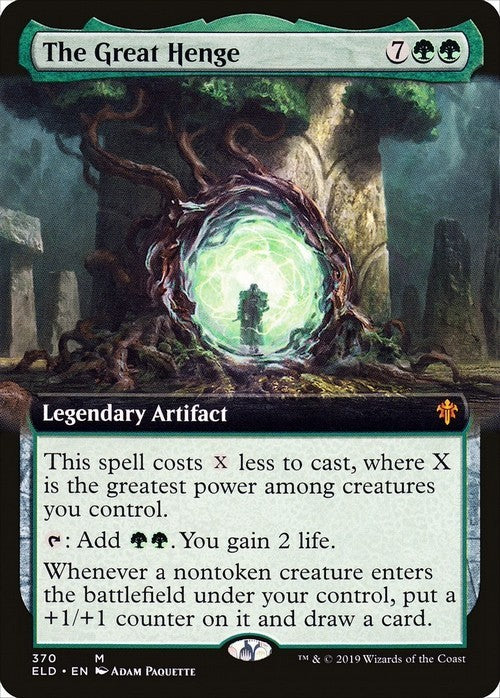 BORDERLESS The Great Henge ~ Throne of Eldraine [ MINT ] [ Magic MTG ]