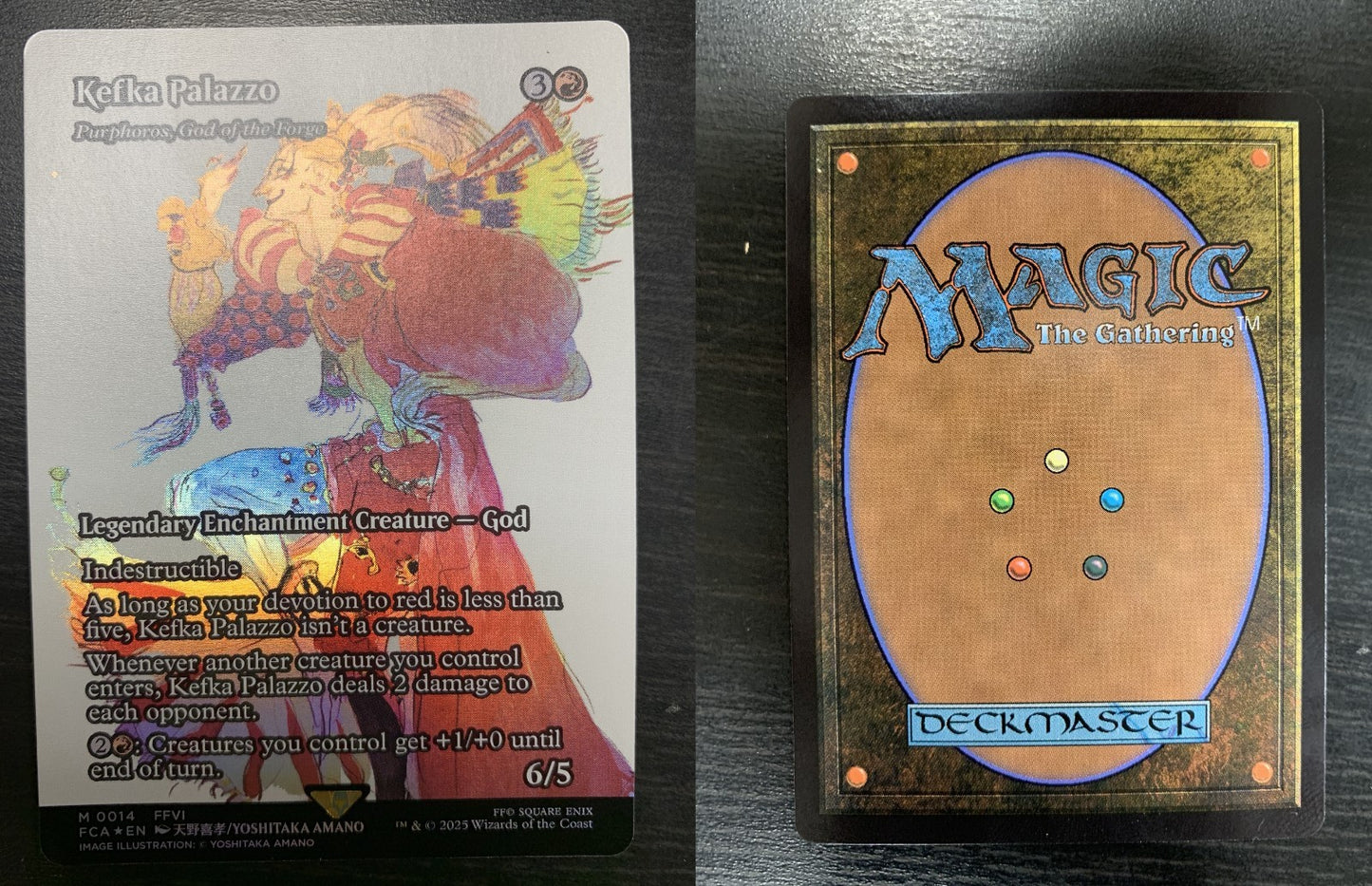 FOIL Kefka Palazzo (Purphoros, God of the Forge) ~ Final Fantasy [ NM ] [ MTG ]