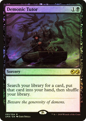 FOIL Demonic Tutor ~ Ultimate Masters [ NearMint ] [ Magic MTG ]