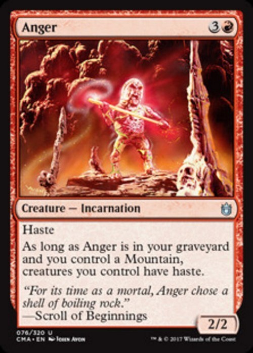 Anger ~ Commander Anthology 1 [ EX ] [ Magic MTG ]