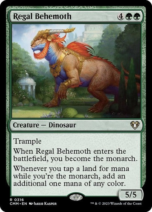 Regal Behemoth ~ Commander Masters [ NM ] [ Magic MTG ]