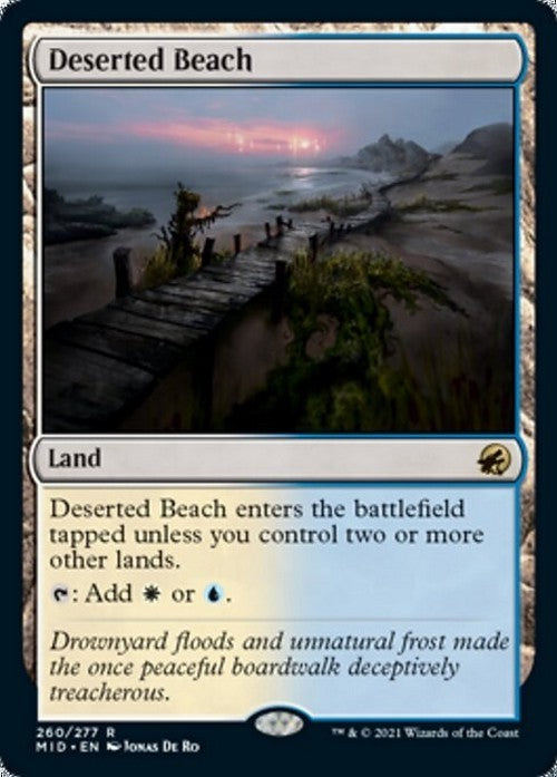 Deserted Beach ~ Midnight Hunt [ NM ] [ Magic MTG ]