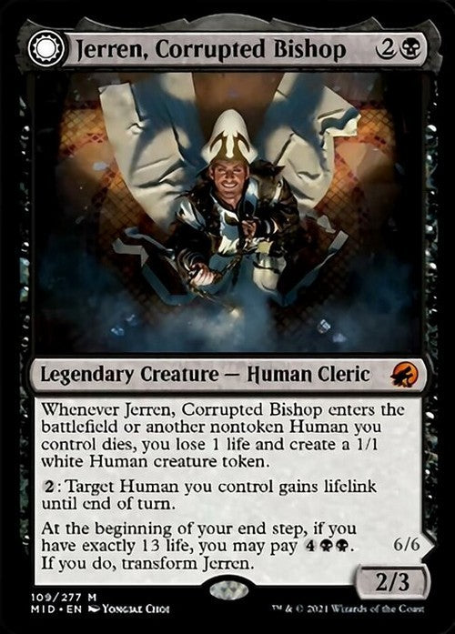 Jerren, Corrupted Bishop ~ Midnight Hunt [ NM ] [ Magic MTG ]
