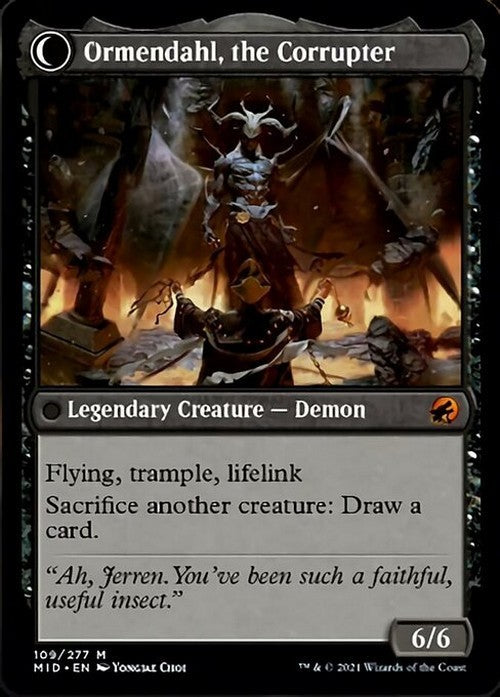 Jerren, Corrupted Bishop ~ Midnight Hunt [ NM ] [ Magic MTG ]