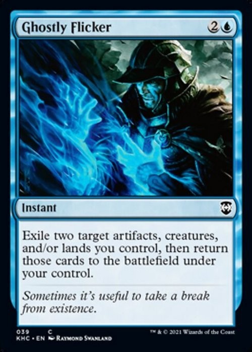 Ghostly Flicker ~ Commander: Kaldheim [ NM ] [ Magic MTG ]