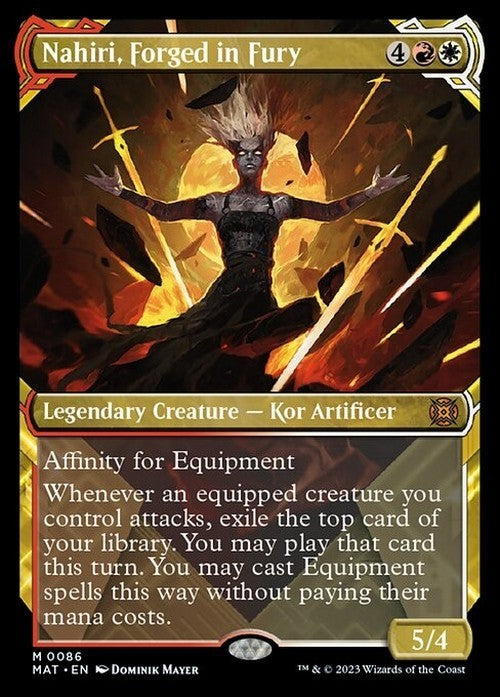 SHOWCASE Nahiri, Forged in Fury ~ March of the Machine [ NM ] [ Magic MTG ]
