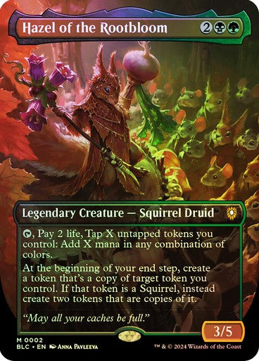 FOIL Hazel of the Rootbloom ~ Commander: Bloomburrow [ NM ] [ Magic MTG ]