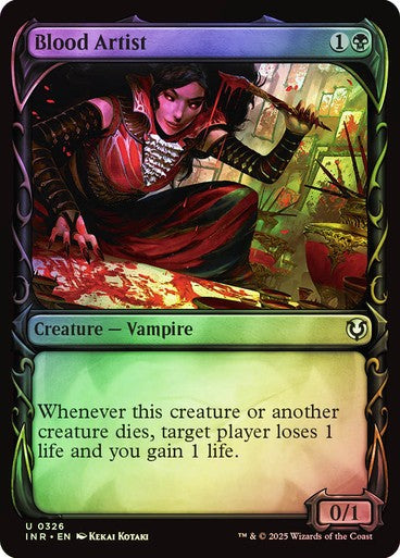 FOIL SHOWCASE Blood Artist ~ Innistrad Remastered [ NM ] [ Magic MTG ]