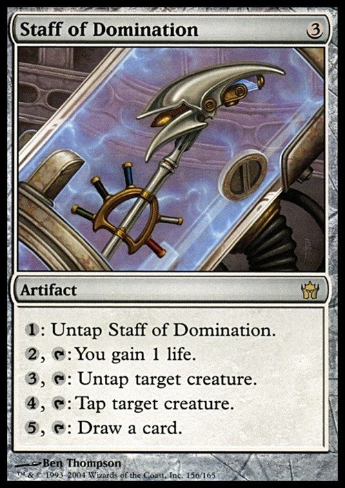 Staff of Domination ~ Fifth Dawn [ PLAYED ] [ Magic MTG ]