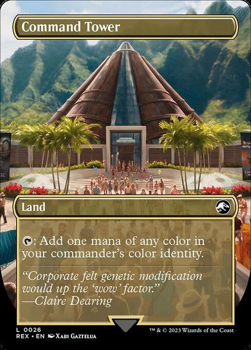 Command Tower #26 ~ Universes Beyond: Jurassic World [ NM ] [ Magic MTG ]