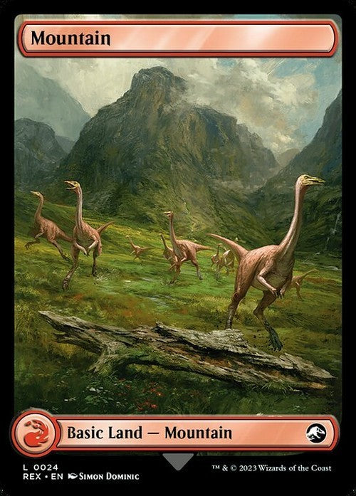 Mountain #24 ~ Universes Beyond: Jurassic World [ NM ] [ Magic MTG ]