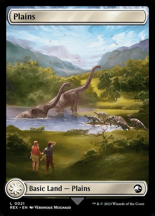 Plains #21~ Universes Beyond: Jurassic World [ NM ] [ Magic MTG ]