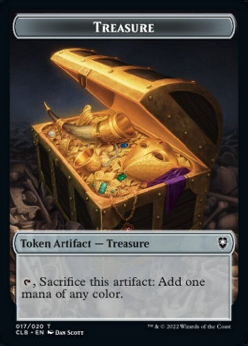 5 x Treasure Token ~ from Various Editions [ EX ] [ Magic MTG ]