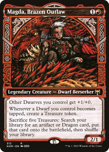 SHOWCASE Magda, Brazen Outlaw ~ Kaldheim [ NM ] [ Magic MTG ]