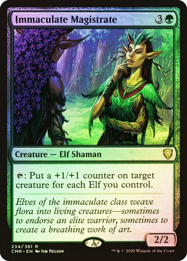 FOIL Immaculate Magistrate ~ Commander Legends 1 [ NM ] [ Magic MTG ]