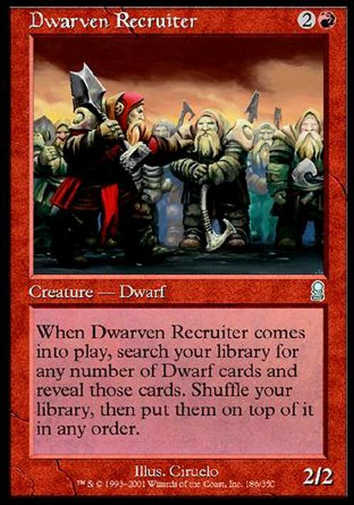 Dwarven Recruiter ~ Odyssey [ EX ] [ Magic MTG ]