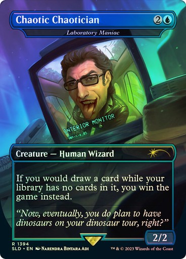 FOIL Chaotic Chaotician (Laboratory Maniac) ~ Secret Lair [ NM ] [ Magic MTG ]