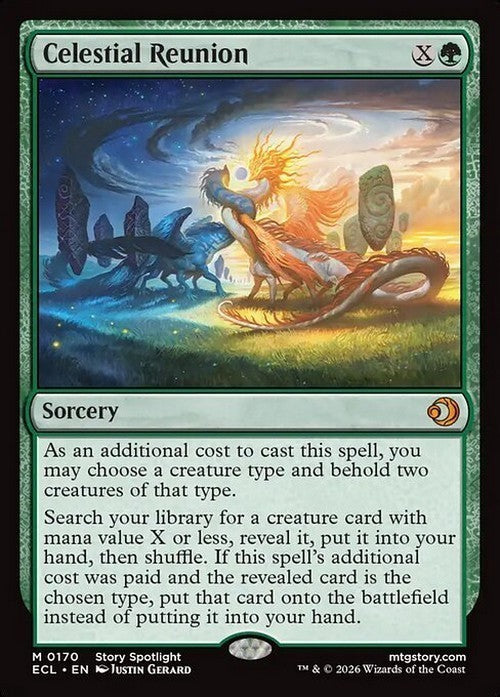 Celestial Reunion ~ Lorwyn Eclipsed [ NM ] [ Magic MTG ]